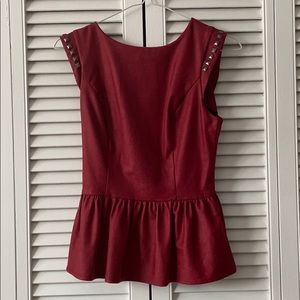 Guess peplum top.
